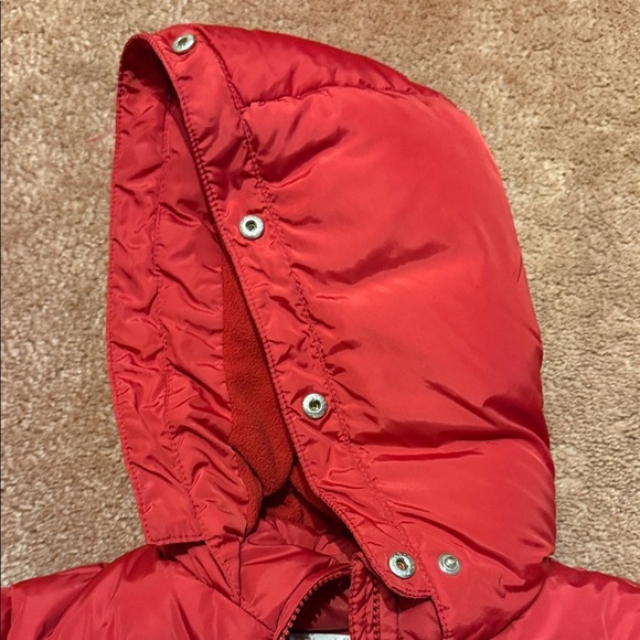 Vibrant Red Kids Puffer Coat - Picture 3 of 5